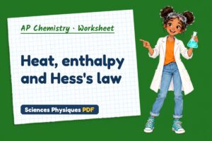 Heat, enthalpy and Hess's law