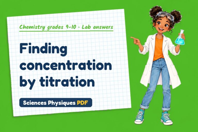 Titration lab answers for GCSE chemistry (free PDF download)