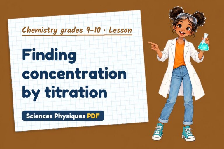 Titration notes and lesson for GCSE chemistry (free PDF download)