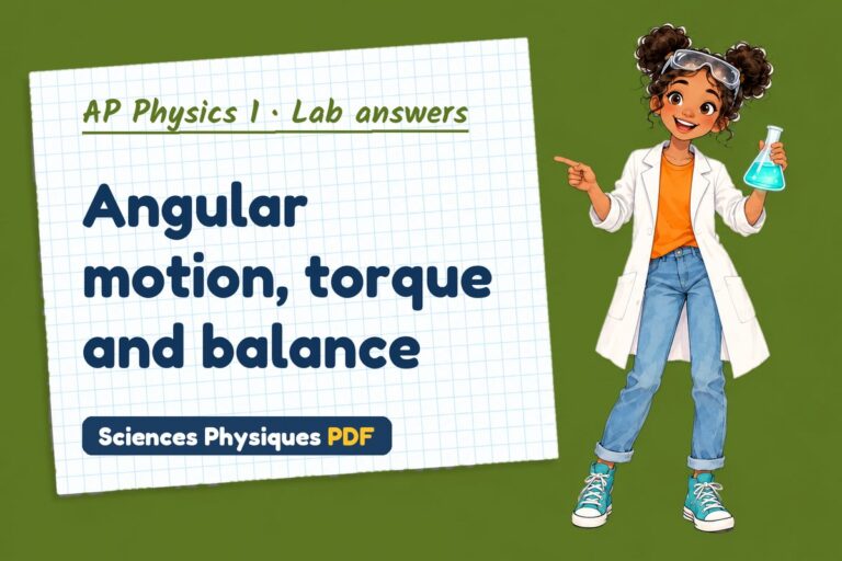 Torque lab answers for AP Physics 1 (free PDF download)