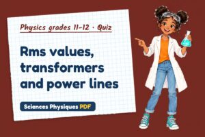 Rms values, transformers and power lines