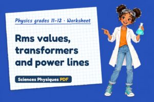 Rms values, transformers and power lines