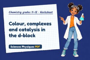 Colour, complexes and catalysis in the d-block