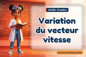 Variation du vecteur vitesse