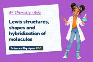 Lewis structures, shapes and hybridization of molecules