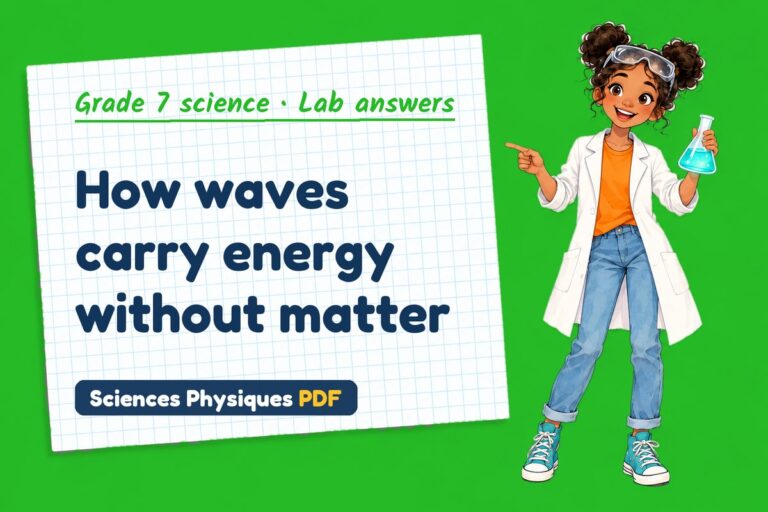 Waves lab answers for grade 7 science (free PDF download)