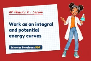 Work as an integral and potential energy curves
