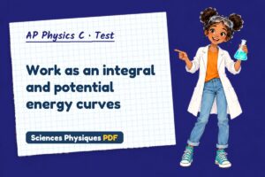 Work as an integral and potential energy curves