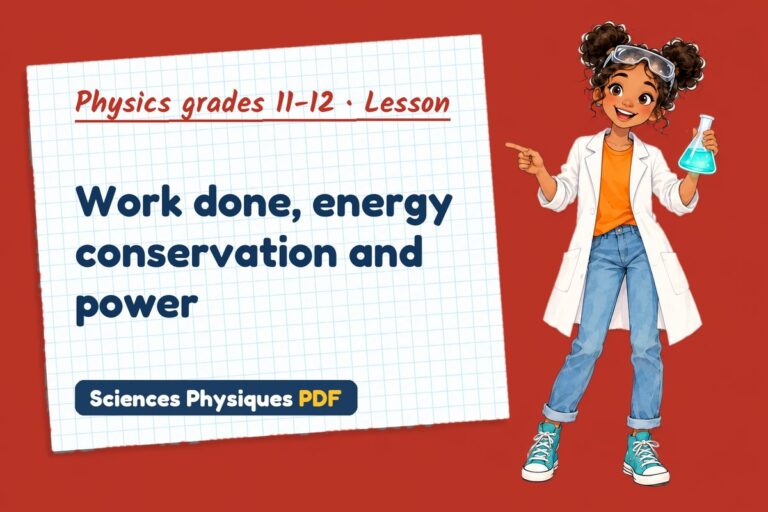 Work energy theorem notes and lesson for A Level physics (free PDF download)