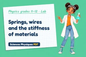 Springs, wires and the stiffness of materials
