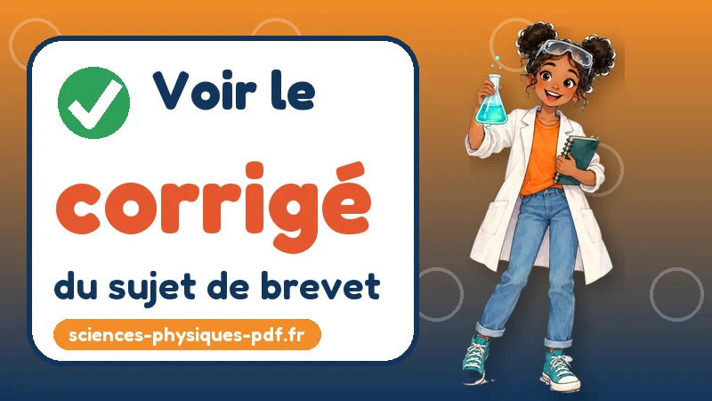Voir le corrigé du sujet de brevet : Sons et signaux