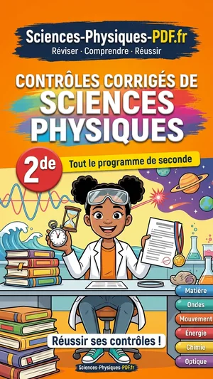 Jaquette du livre Contrôles corrigés de sciences physiques 2de en PDF