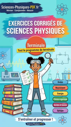 Jaquette du livre Exercices corrigés de sciences physiques Terminale en PDF
