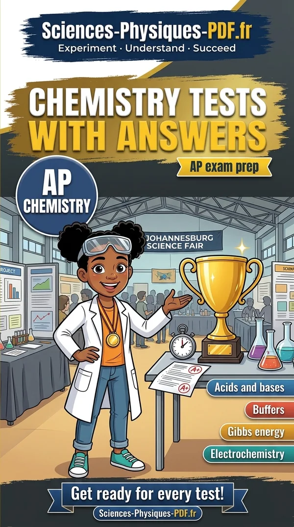 Book cover: AP Chemistry tests with mark schemes