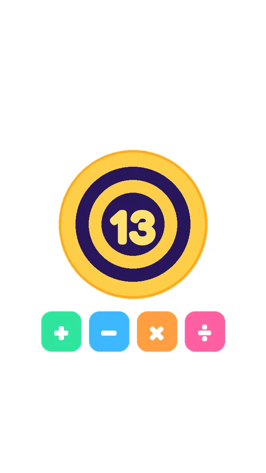 Screenshot of the Défi des Nombres number target game on a phone (1)