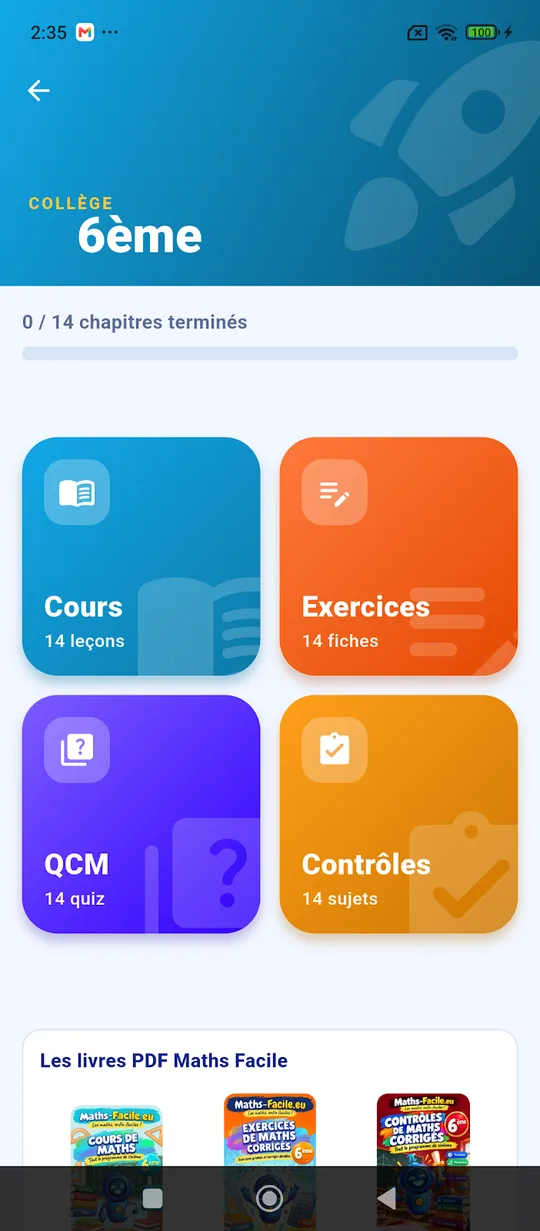 Screenshot of the Maths Facile app with the Mathbot robot (6)