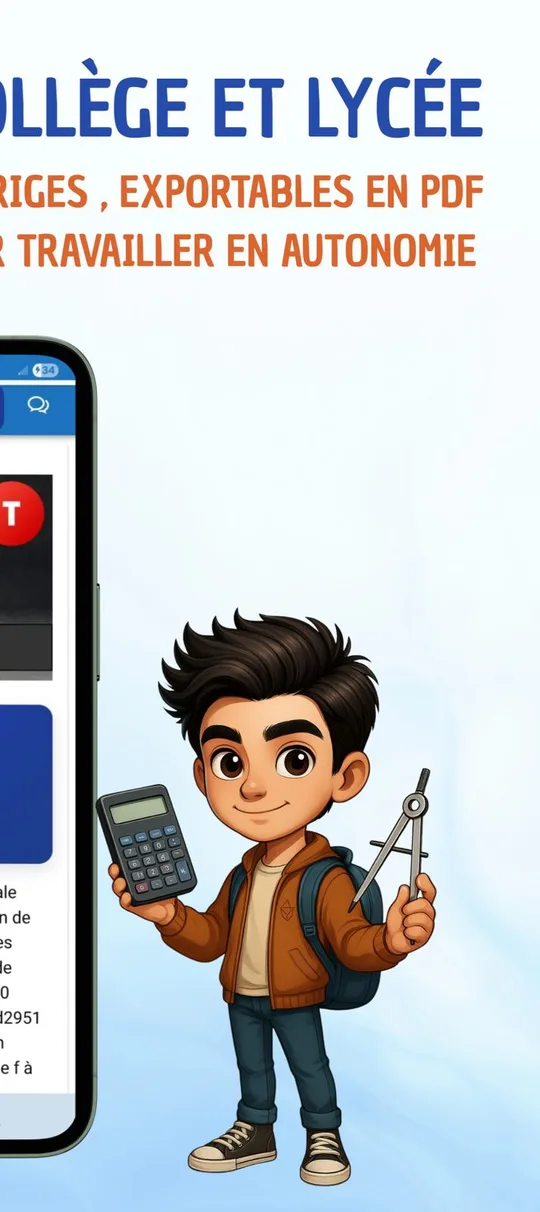 Screenshot of the Maths PDF math lessons app on a phone (5)
